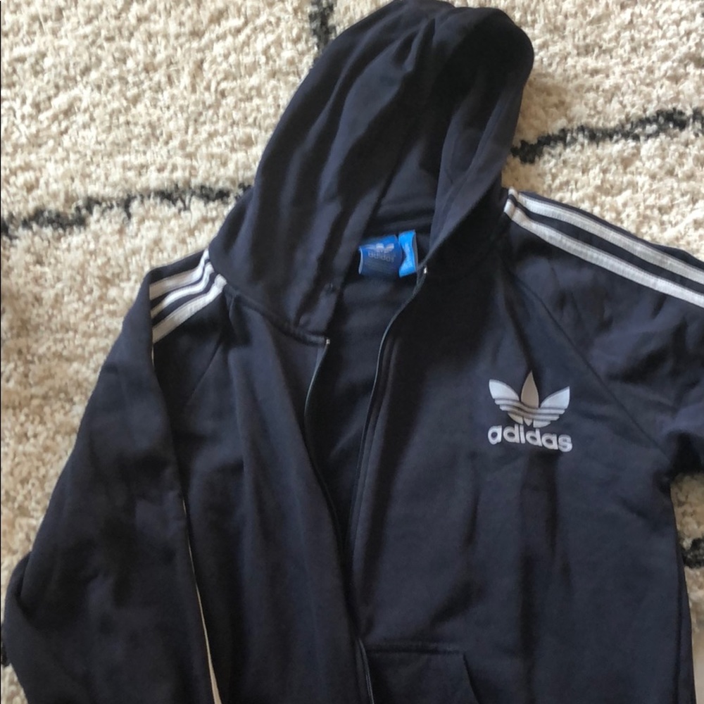 Adidas Trifold Full Zip Sweatshirt Medium